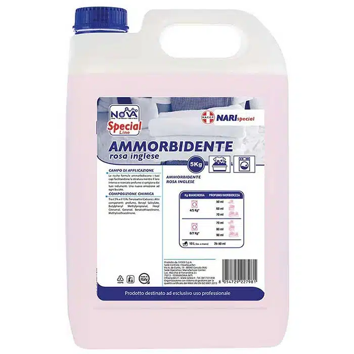 Natural-Sardinia-Ammorbidente-Rosa-Inglese-5-Kg Ammorbidente Rosa Inglese Tanica 5 Kg - immagine 1