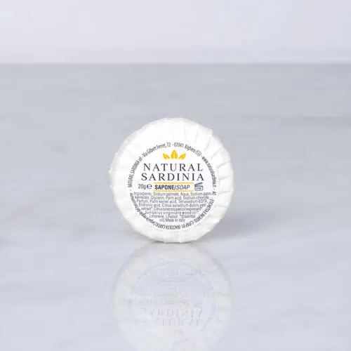 natural sardinia saponetta plissè hotel bustina 20 gr