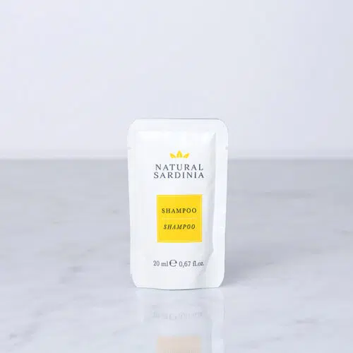 natural sardinia shampoo hotel bustina 20 ml