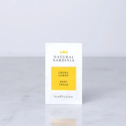 natural sardinia crema corpo hotel bustina 10 ml
