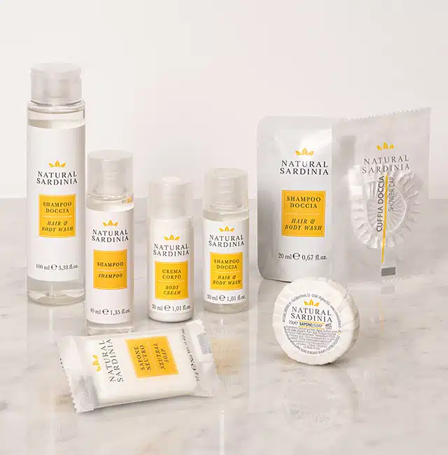 Natural Sardinia Linea Cortesia Kit per Hotel e B&B